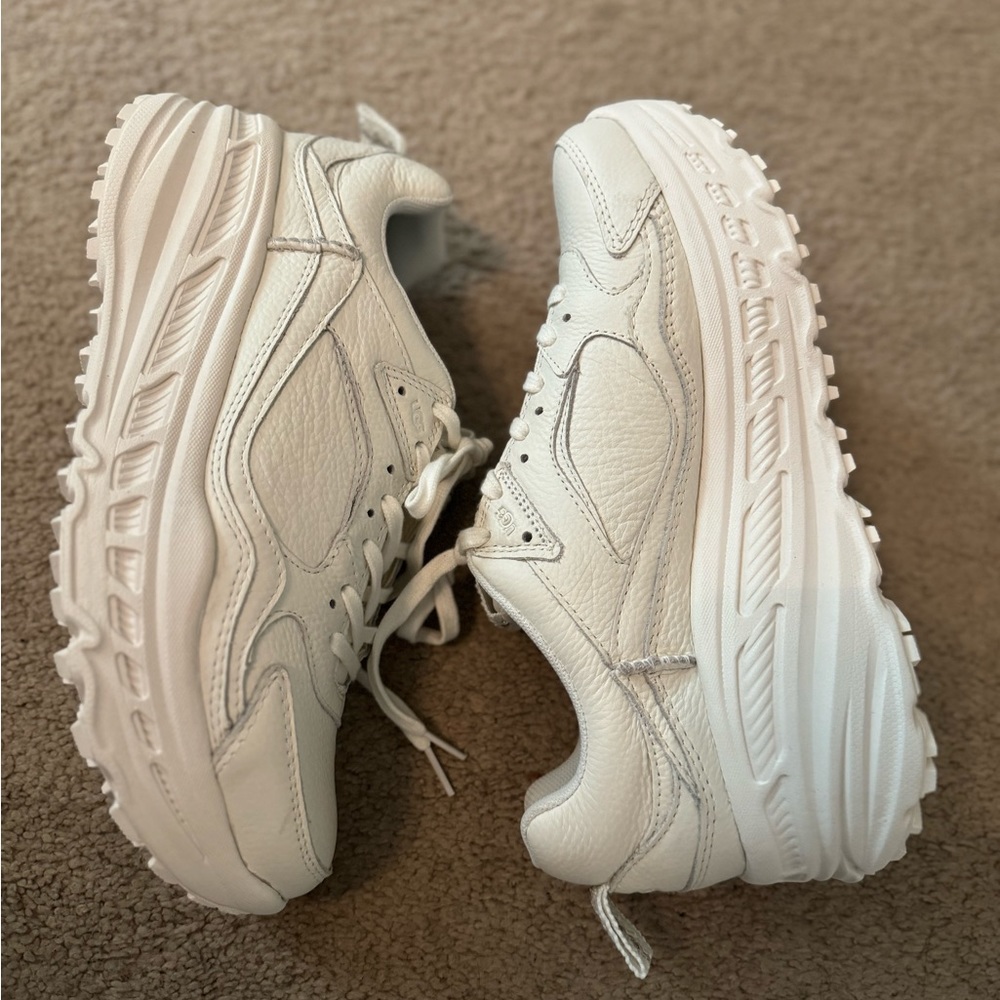 Ugg White Leather Dad Sneaker